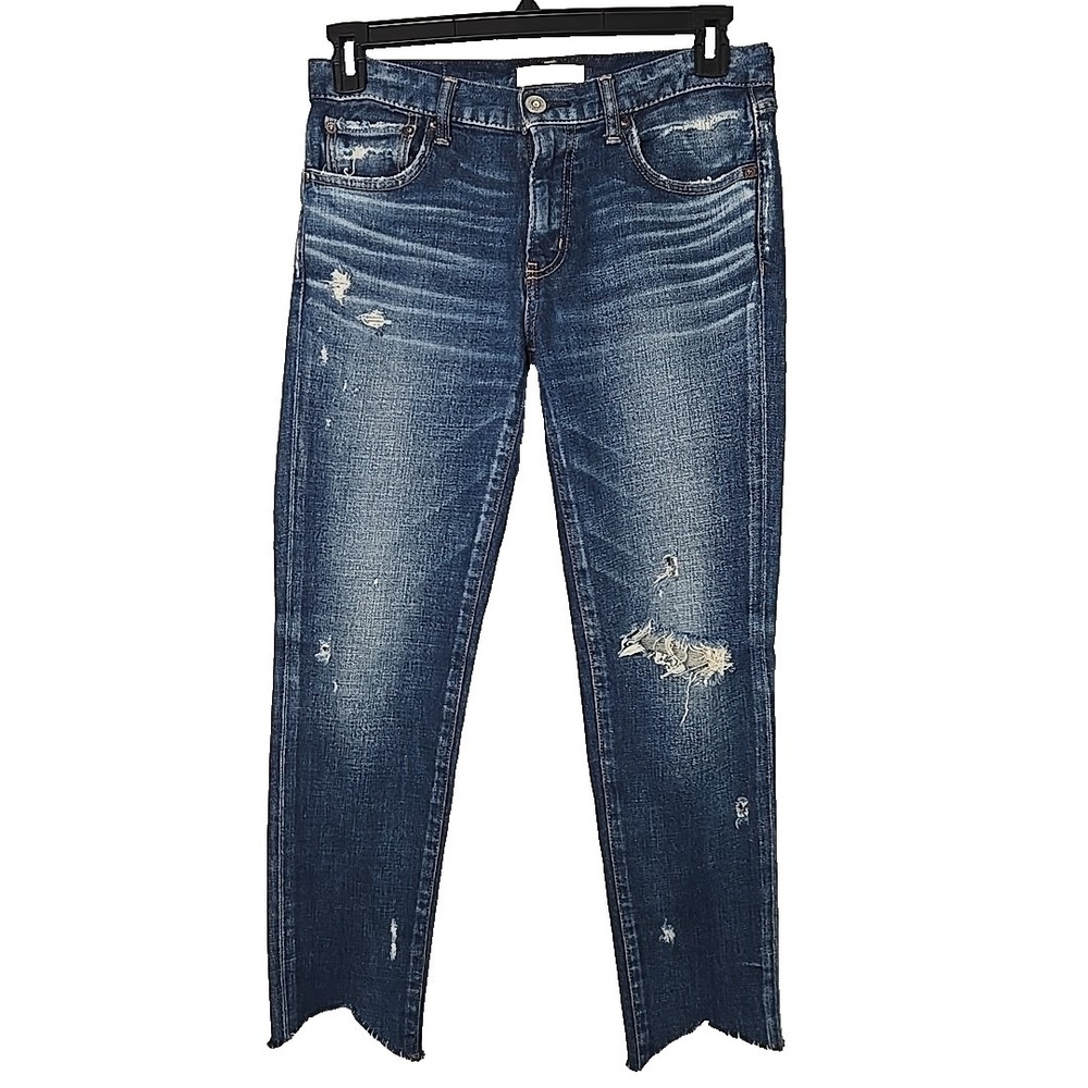 Moussy Vintage Women's Crop Jeans Size 27 Made In Japan (32x26)